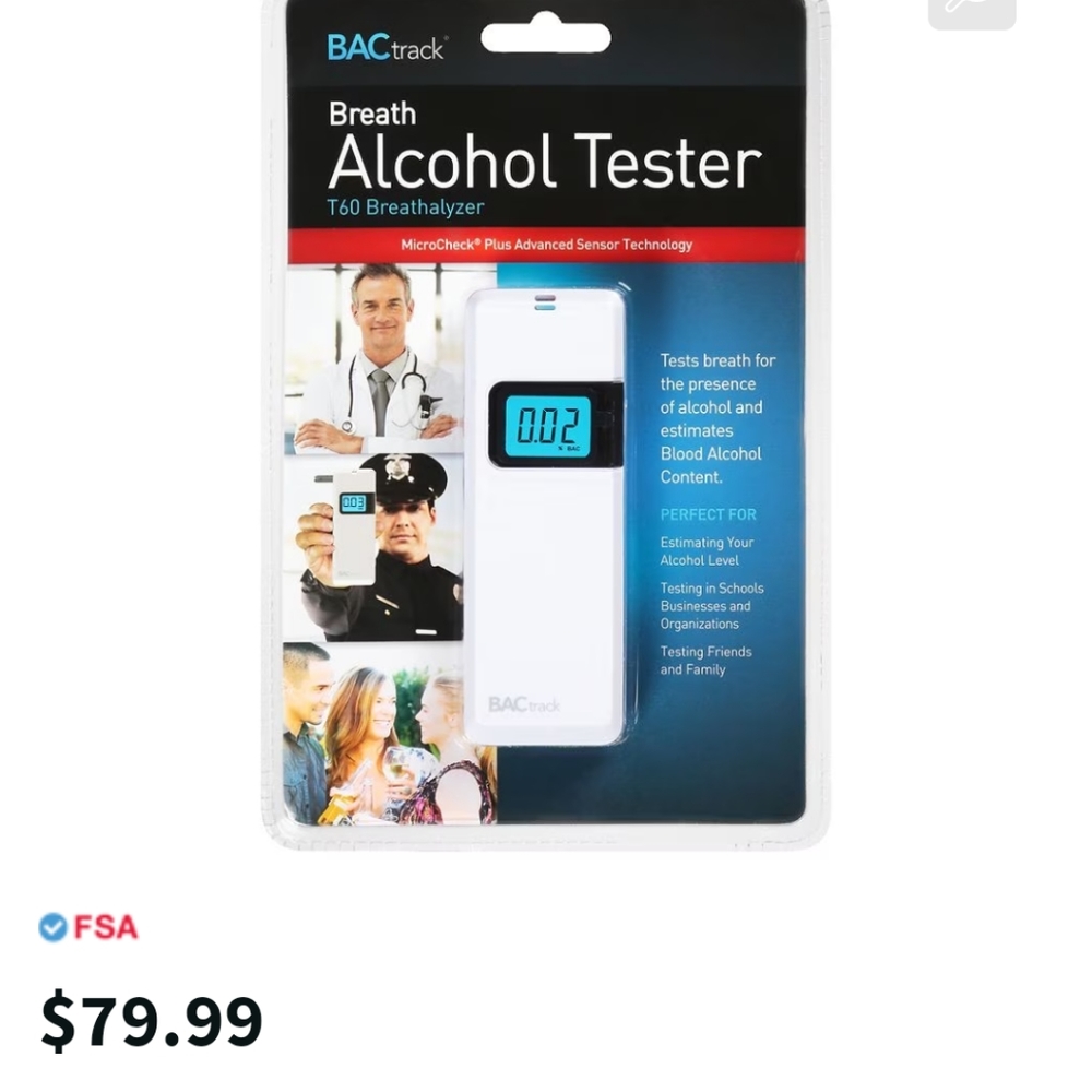 Walgreens Alcohol tester